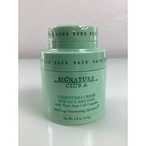 Sealed Signature Club A 5 Essentials cream for face and Eues 4.5 OZ NEW